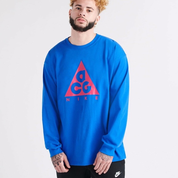 nike long sleeve acg logo tee